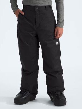 The North Face Youth Freedom DryVent Snow Pants Black Waterproof Ski Winter